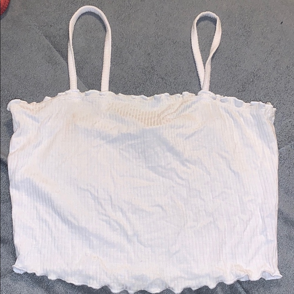 White Crop Top